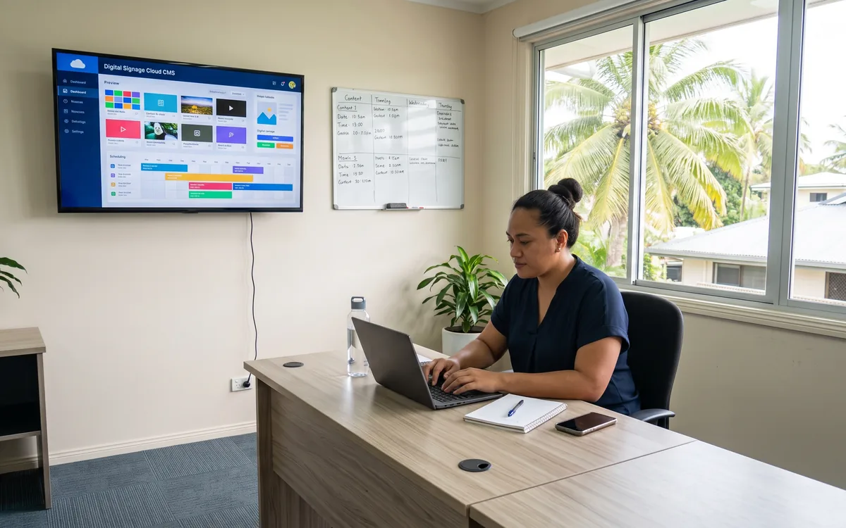Cloud signage CMS